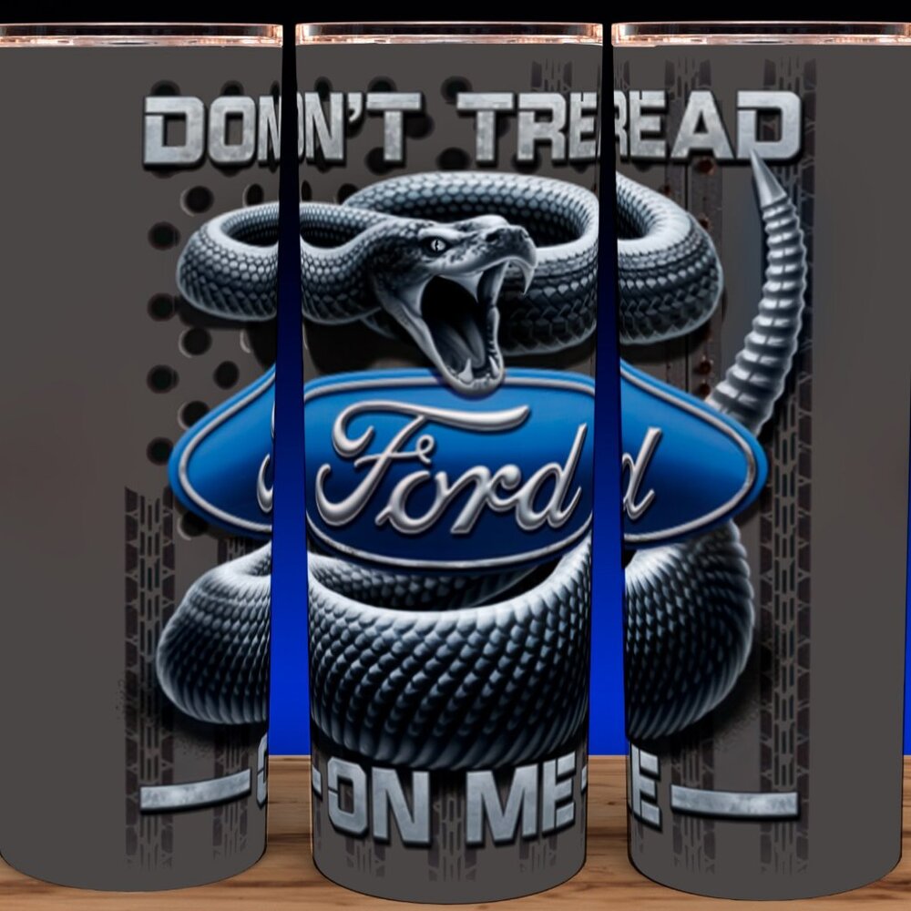 Ford - Don't Tread On Me - Rattlesnake Cup Mug Tumbler 20oz